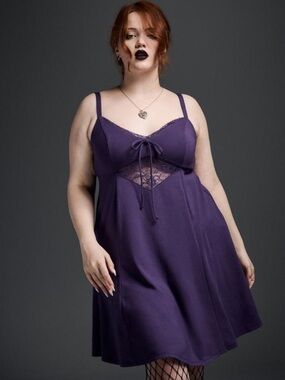 NWT Torrid Nightfall Cut Out Lace Dress